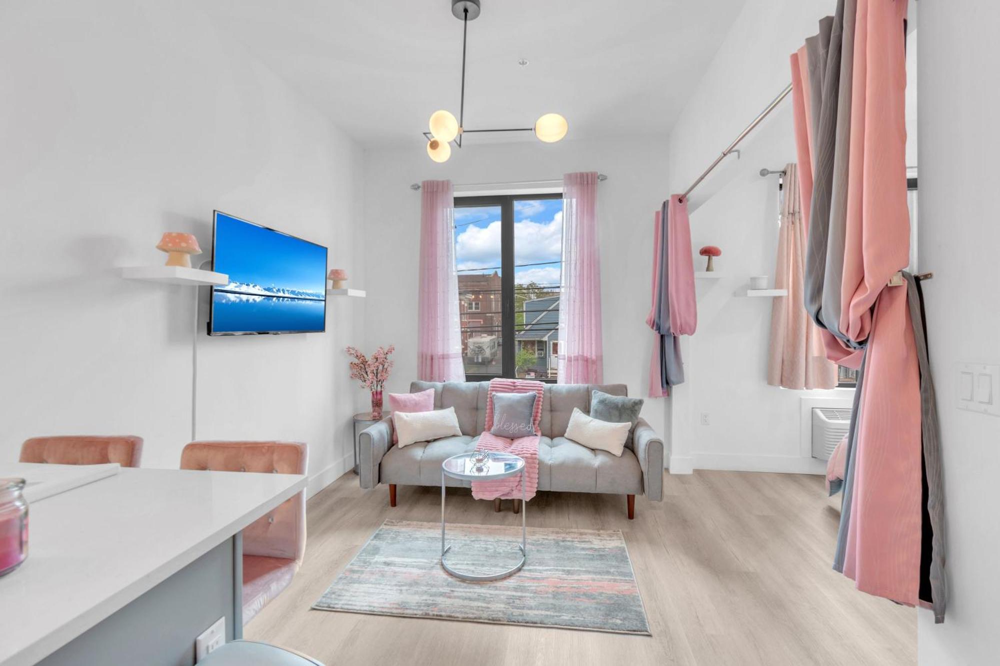 Pink Heaven Indoor Pool, Free Parking, Near Nyc Apartment อลิซาเบธ ภายนอก รูปภาพ
